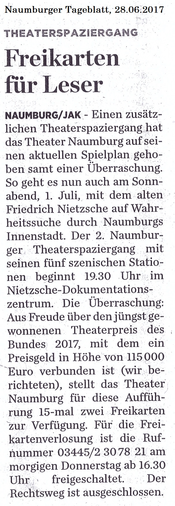 Naumburger Tageblatt Naumburger Tageblatt